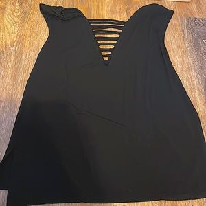 American Eagle extra small black tank top with the cut out on each side